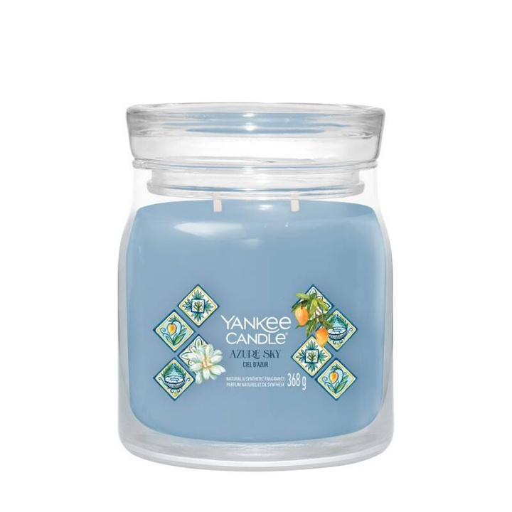 Świeca zapachowa Yankee Candle Azure Sky średnia