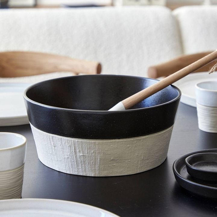 Miska Costa Nova Nótos Latitude Black 25 cm