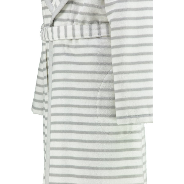 Szlafrok damski Cawo Breton Hooded Silver