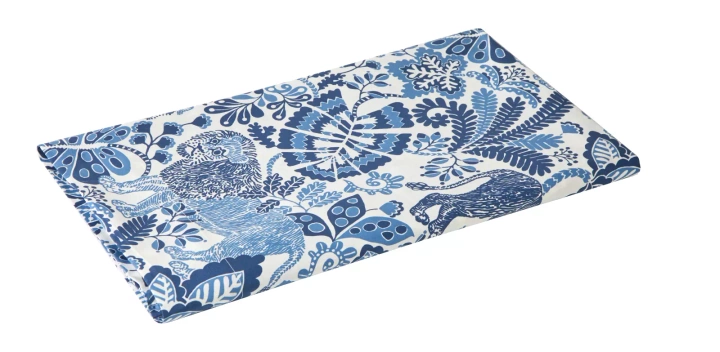 Prześcieradło perkalowe Scion Living Jungle Niebieskie