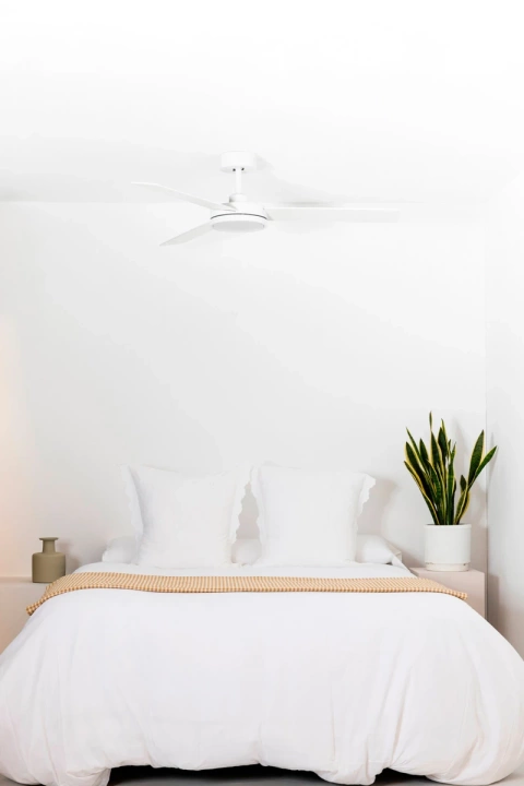 Wentylator sufitowy Faro Barcelona Barth SMD LED L White Fan DC