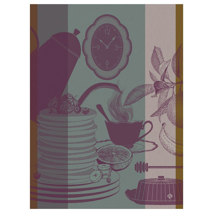 Ściereczka kuchenna Le Jacquard Français Instants Gourmands Café Fuschia
