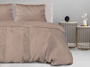 Pościel satynowa jednobarwna Bielbaw Beżowa