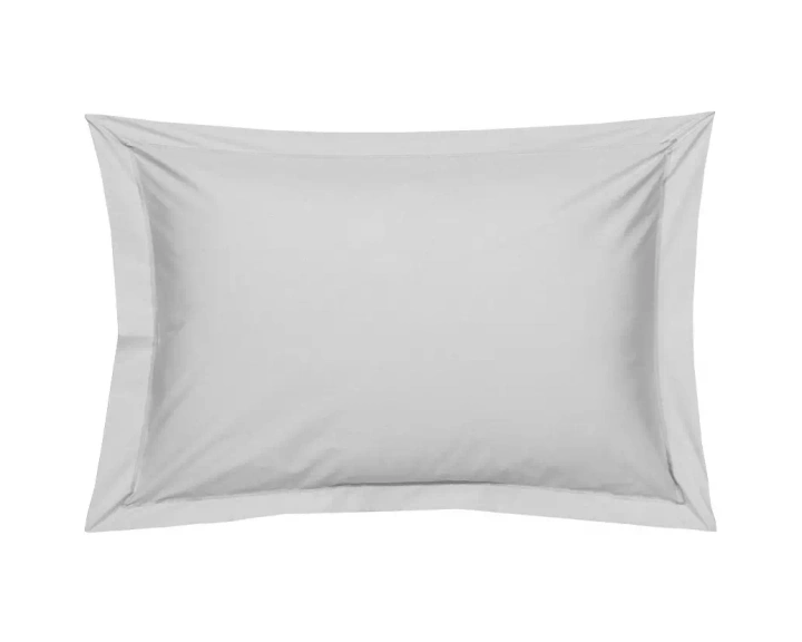 Poszewka satynowa Blanc Des Vosges UNI Szara