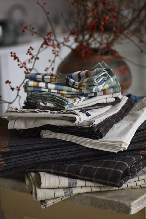 Podkładka bawełniana Lexington Herringbone Dark Grey