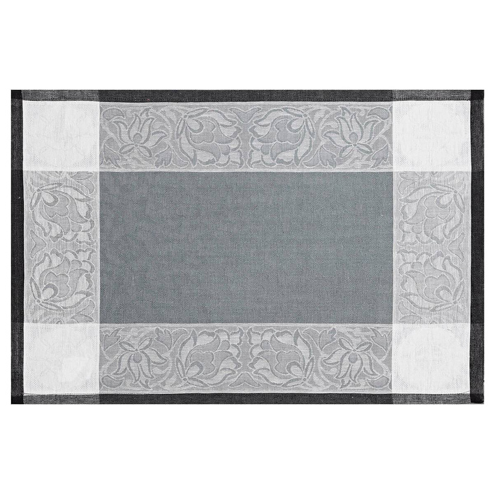 Podkładka żakardowa na stół Le Jacquard Français Ottomane Szara