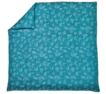 Poszwa żakardowa Blanc Des Vosges Lupin Turkusowa