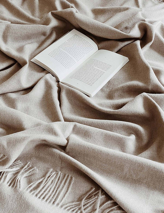 Pled wełniany Elvang Classic Beige