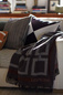 Pled wełniany Lexington Graphic Dark Grey