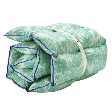 Materac na leżak plamoodporny Le Jacquard Français Barbade Blue
