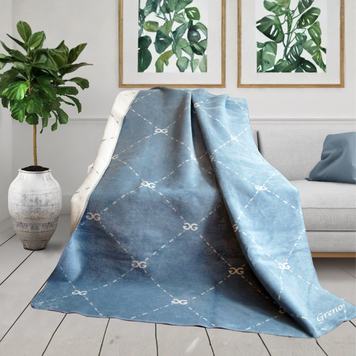 Koc Greno Glamour Niebieski