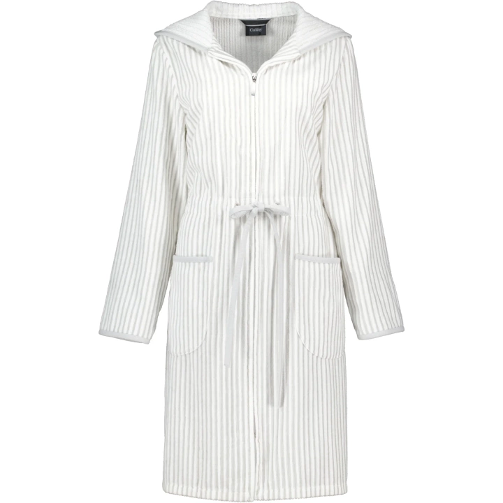 Szlafrok damski Cawo Relax Hooded Silver