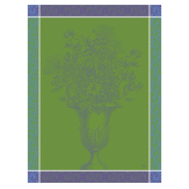 Ściereczka kuchenna Le Jacquard Français Floraison Uni Blue