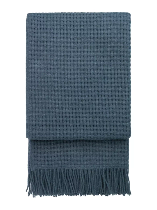 Pled wełniany Elvang Basket Orion Blue