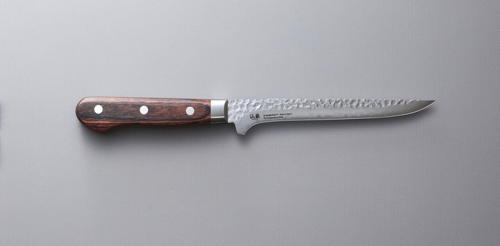 Nóż kuchenny ze stali damasceńskiej Suncraft Senzo Universal Boning 165 mm