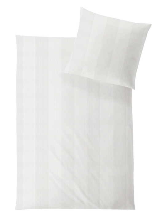 Poszewka tencel Hefel Fine Lines Ivory