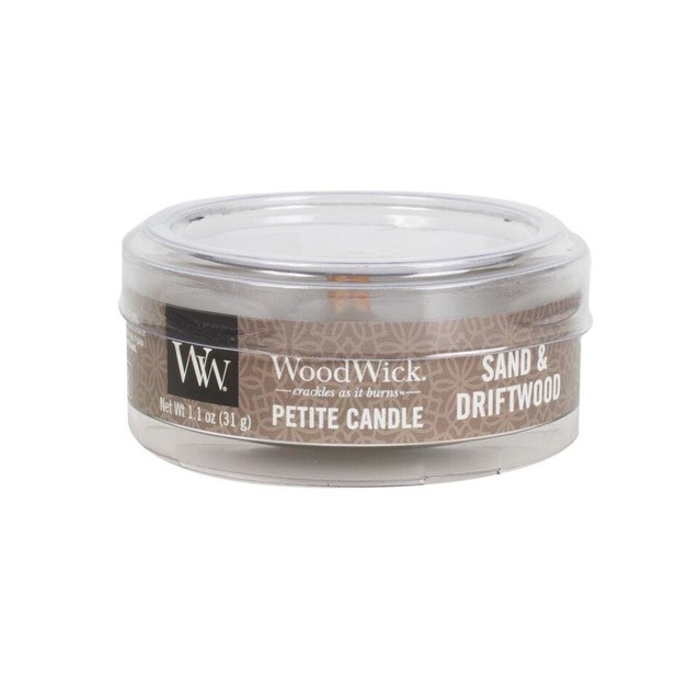 Świeca zapachowa WoodWick Petite Sand & Driftwood
