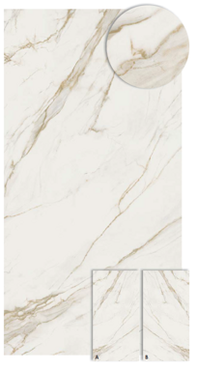 Blat porcelanowy ABK Stone Calacatta Gold 1635x3230 lux 6 mm