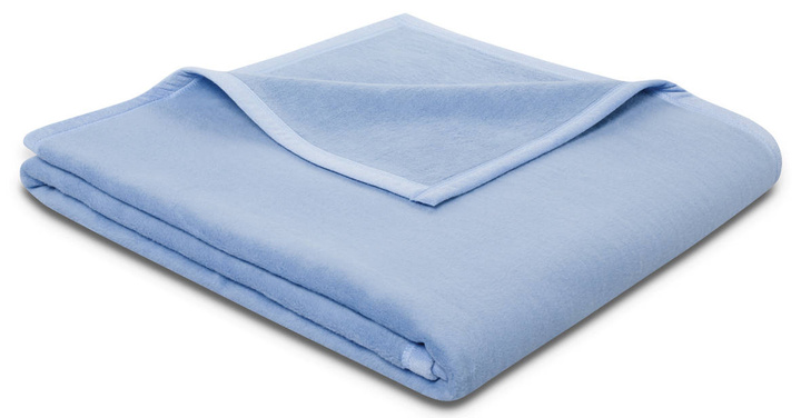 Koc bawełniany Biederlack Cotton Sense Blaufuchs