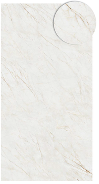 Blat porcelanowy ABK Bianco Australe 1635x3230 soft 12 mm