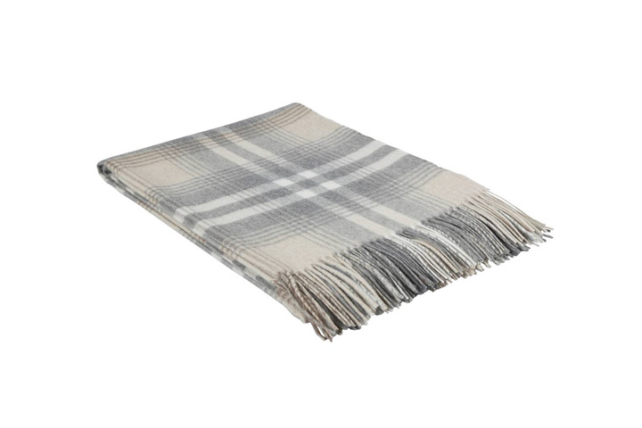 Pled kaszmirowy Eskimo Zürich Silber/Beige