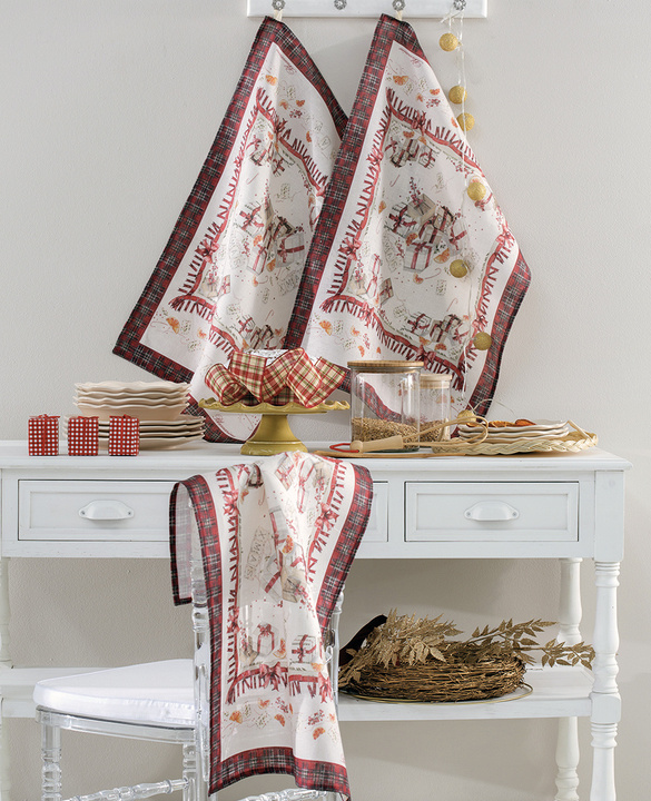 Ścierka kuchenna Blumarine Festa Red