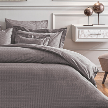 Komplet pościeli żakardowej Valeron Cole Anthracite