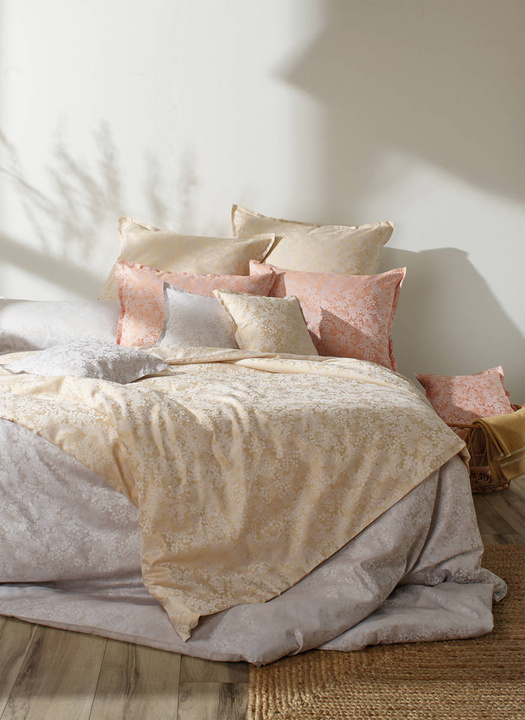 Poszewka adamaszkowa Curt Bauer Cosy Taupe