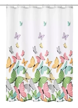 Zasłona prysznicowa Kleine Wolke Butterflies Ostatnie Sztuki 