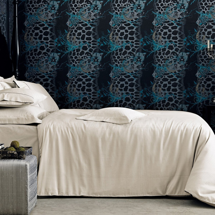 Prześcieradło satynowe ze ściągaczem Valeron Crocodile Cream