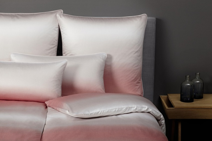 Poszewka satynowa Elegante Horizont Coral 100% bawełna