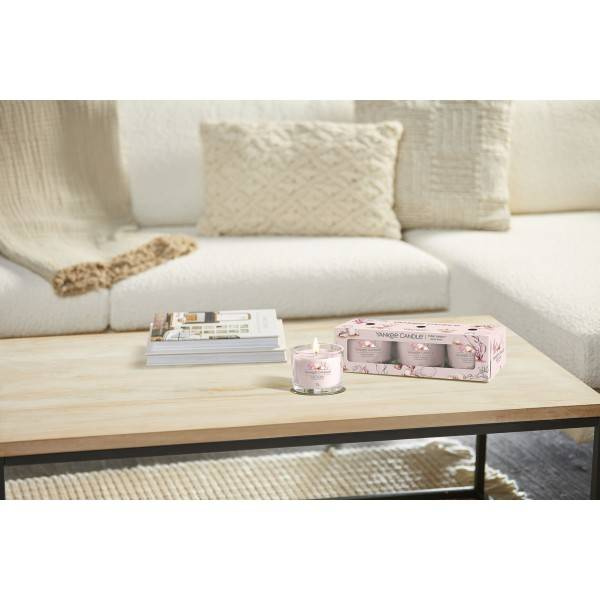 Świeca zapachowa Yankee Candle Pink Sands mini - 3 pack