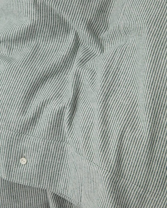 Komplet pościeli flanelowej Lexington Striped Green
