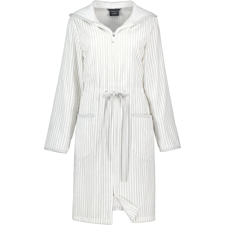 Szlafrok damski Cawo Relax Hooded Silver