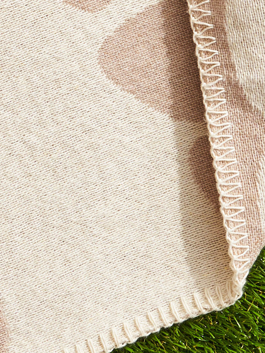 Pled Cotton Cloud Housie Geometric Beige