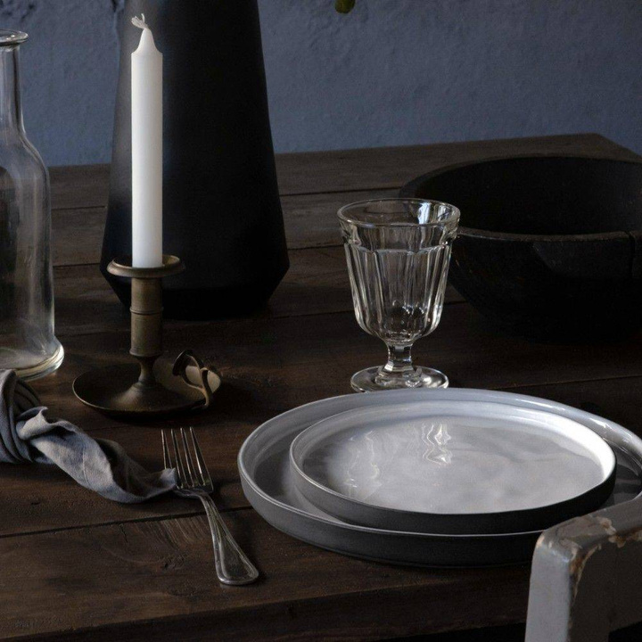 Talerz płytki Costa Nova Lagoa Eco Gres White 21 cm