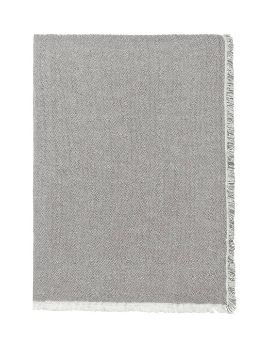 Pled bawełniany Elvang Thyme Grey