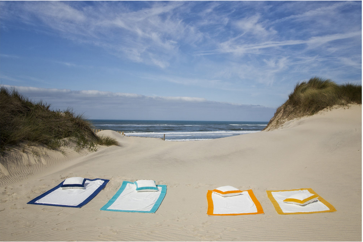 Ręcznik plażowy Abyss & Habidecor Portofino Ecru