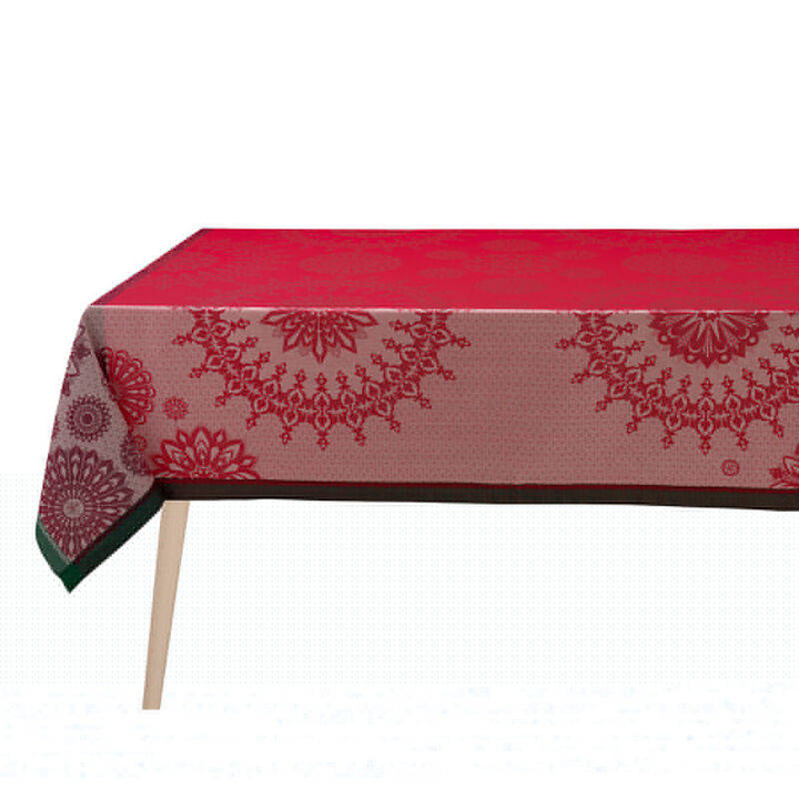 Obrus żakardowy Le Jacquard Français Lumières d'étoiles Red