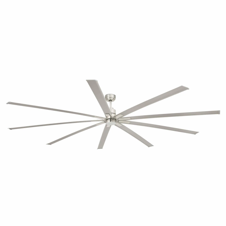 Wentylator sufitowy Faro Barcelona Manhattan LED XL Mat nickel fan DC 