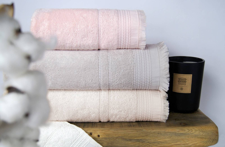 Ręcznik bambusowy Greno Bamboo 4U Popielaty