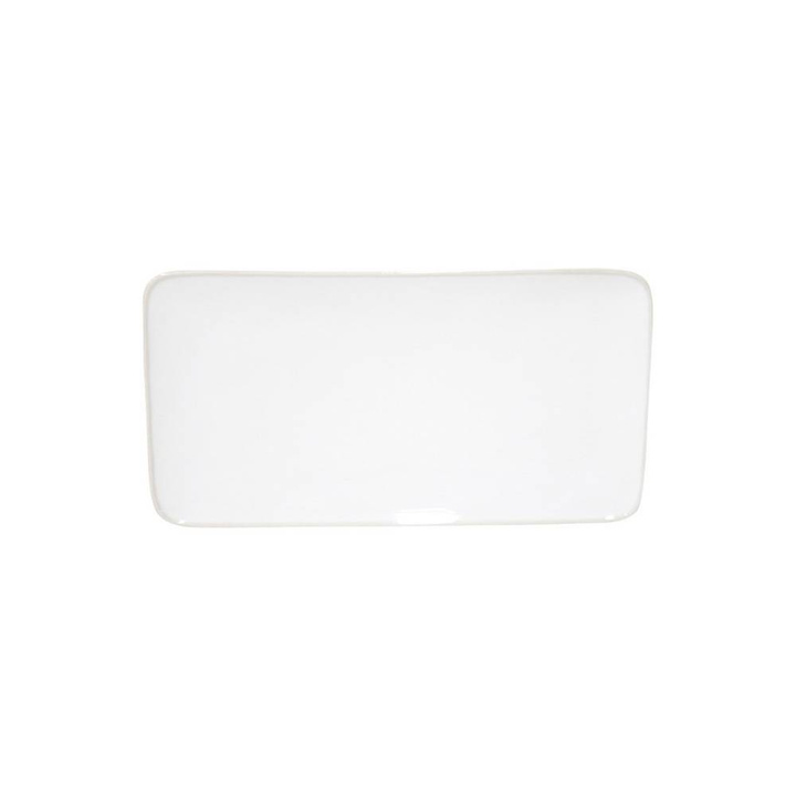 Tacka prostokątna Costa Nova Beja White Cream 29 cm