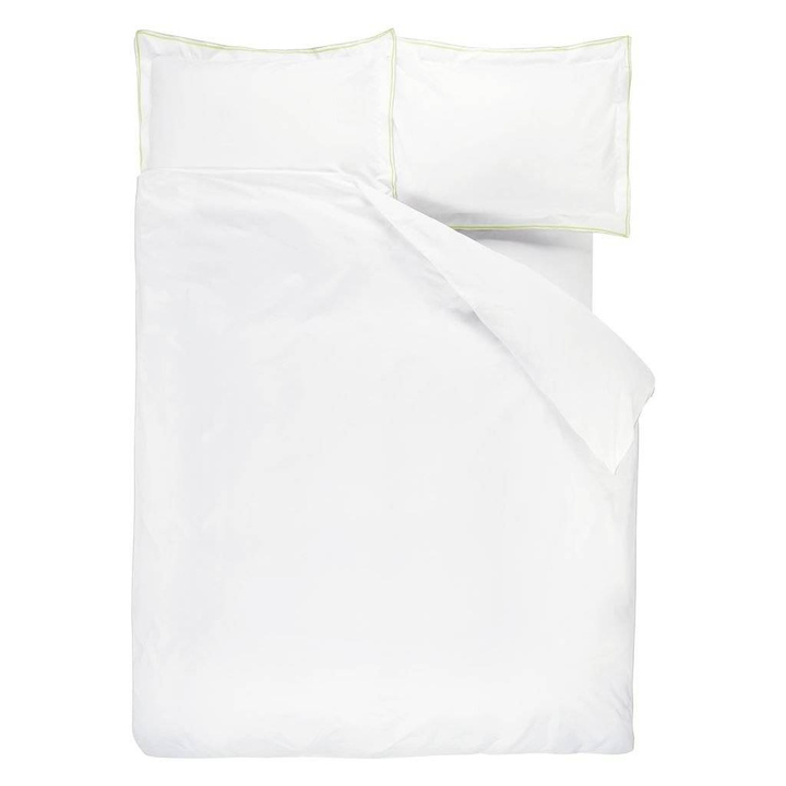 Poszwa perkalowa Designers Guild Astor Pale Grey/Lime