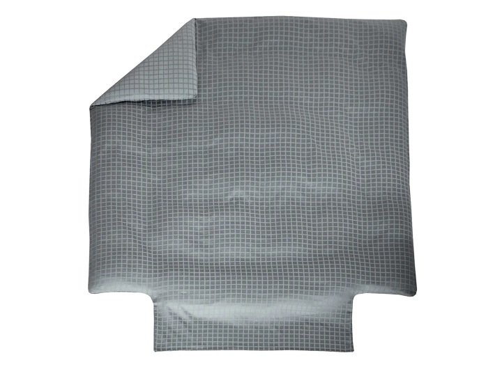 Poszwa satynowa Blanc Des Vosges Palace Ciemnoszara 