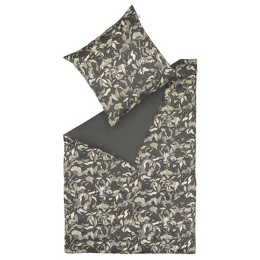 Pościel bawełniana Schöner Wohnen Berries Grau Ostatnie Sztuki