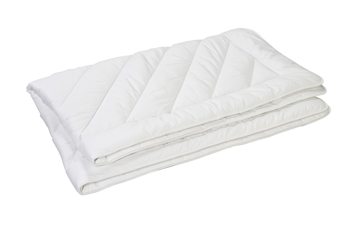 Kołdra z wełny alpaki Dauny Avenches Całoroczna Lekka (100% wełna alpaki, 100% satyna bawełniana)