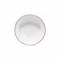 Talerz głęboki Costa Nova Beja White Red 21 cm