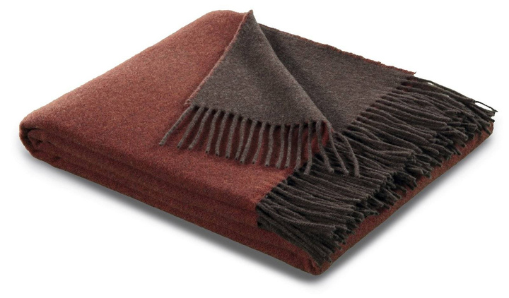 Pled wełniany Biederlack Rust-Braun