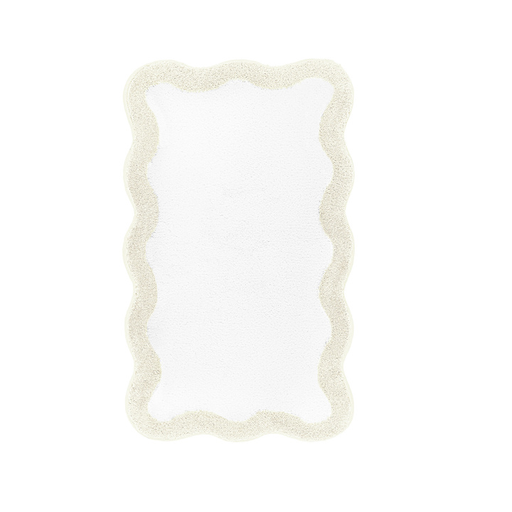 Dywanik łazienkowy Graccioza Egoist Border Natural