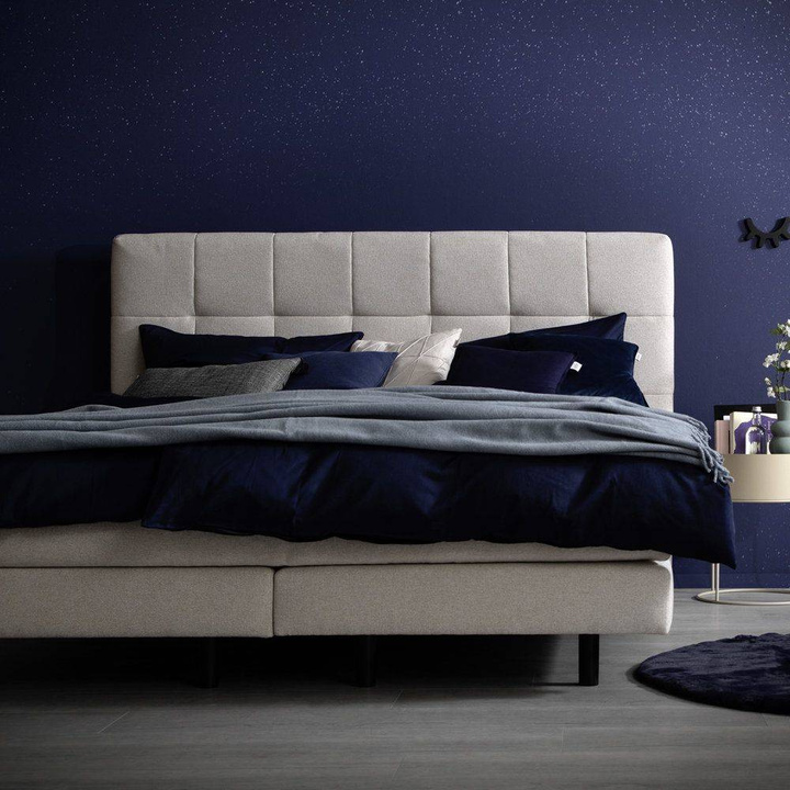 Pościel satynowa Schöner Wohnen Pure Navy